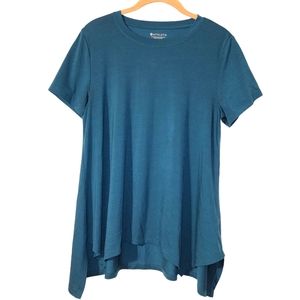 Athleta Asymmetrical Handkerchief Hemmed Top